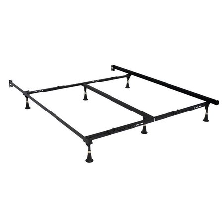 FIXTURESFIRST Premium Lev-R-Lock Bed Frame with 6 Glides FI2588958